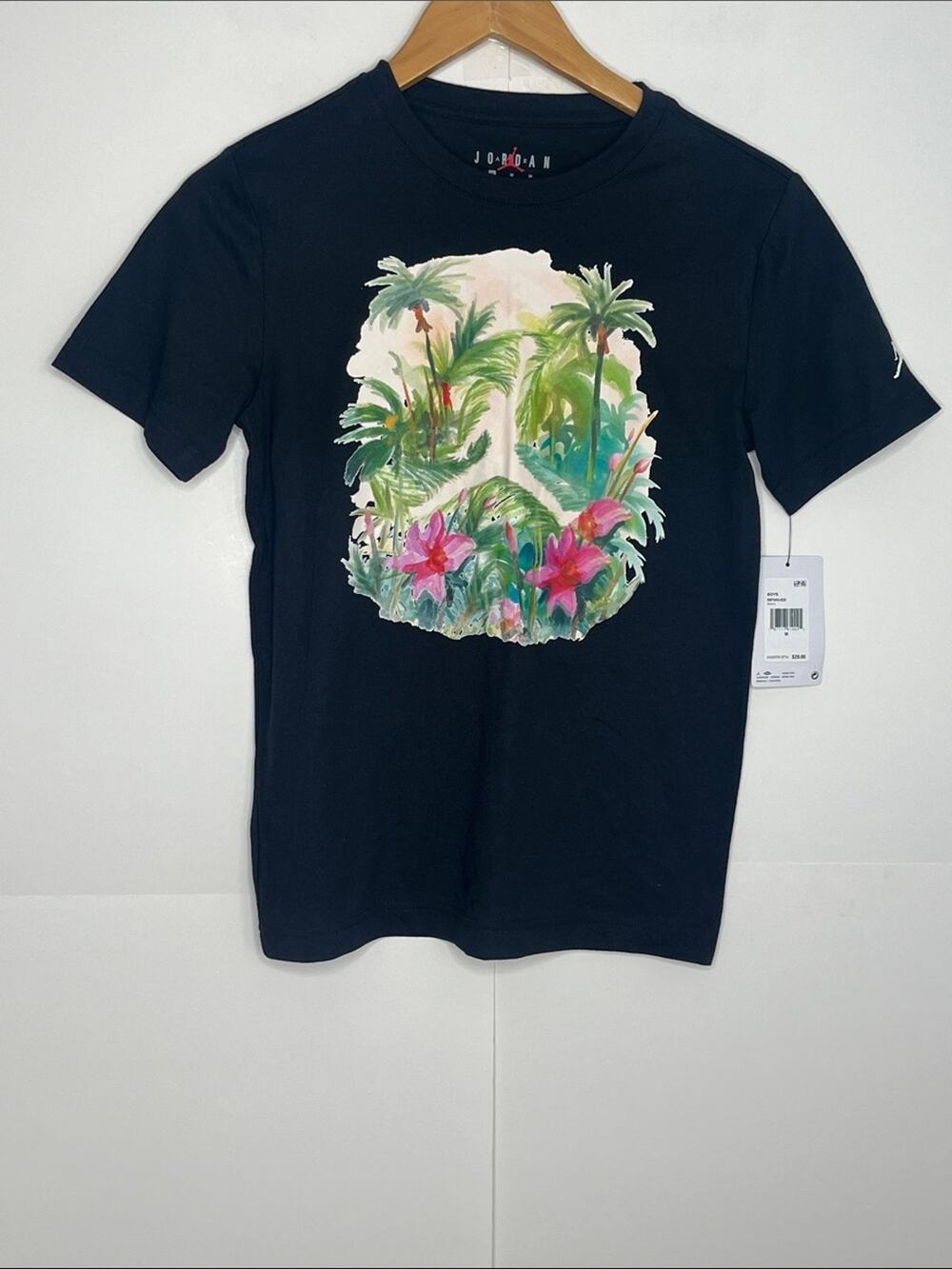 Jordan Boys Short Sleeve T Shirt Size Medium